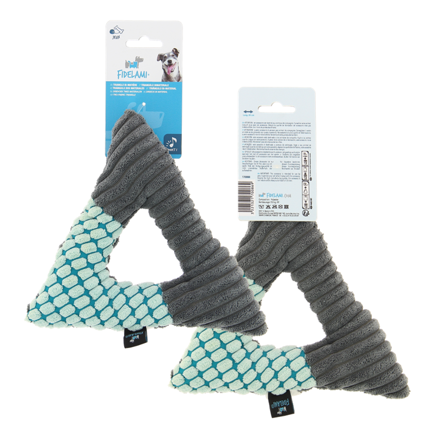 Triangle Textile bi-matière