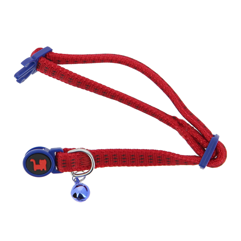Collier réfléchissant rouge