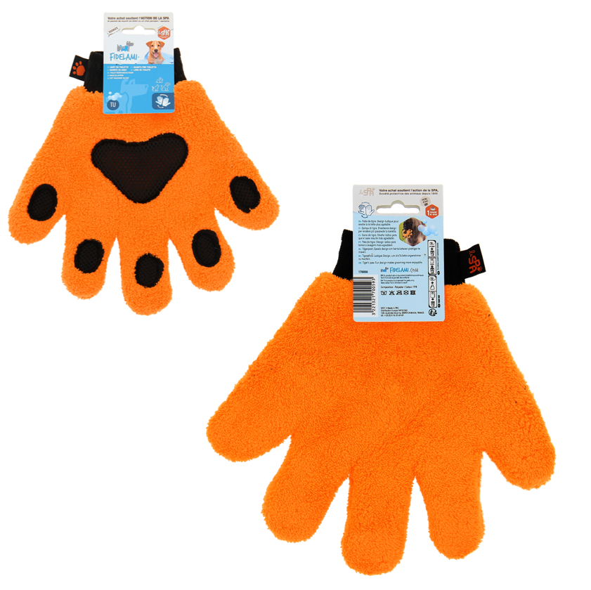 Gant de toilette Patte de tigre