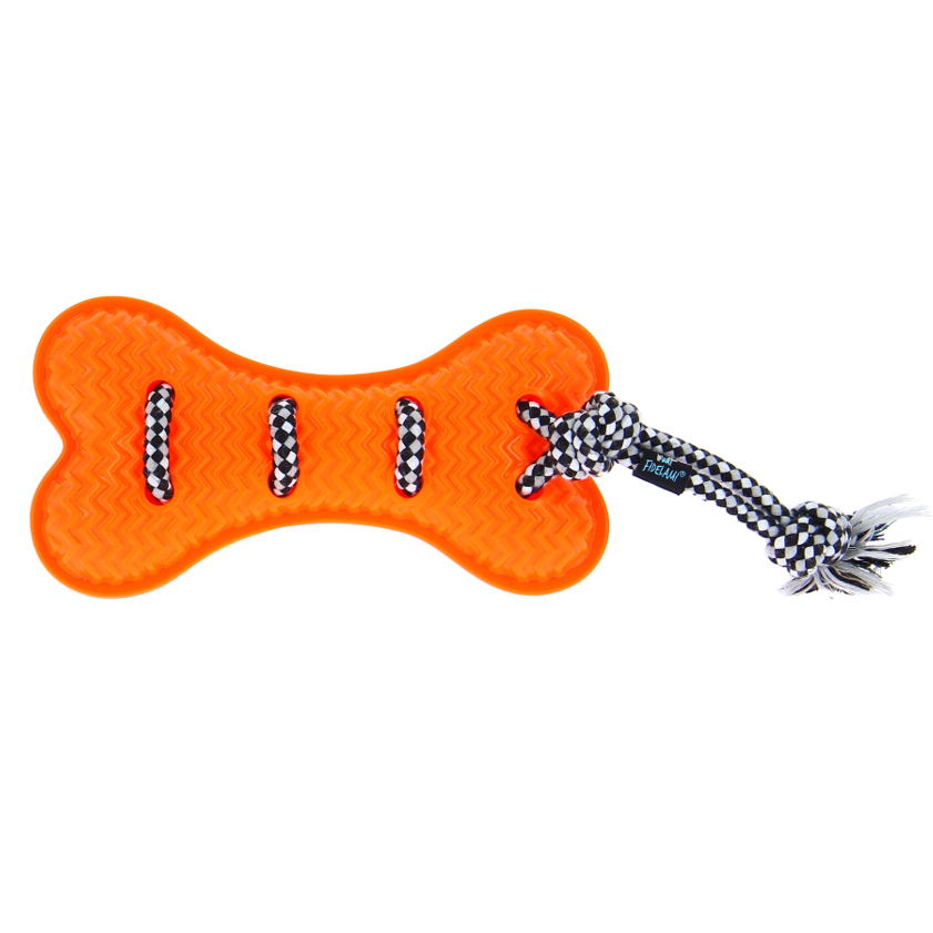 Os de dentition orange avec corde