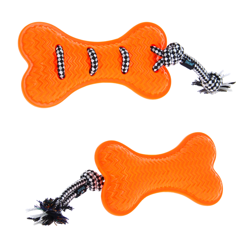 Os de dentition orange avec corde