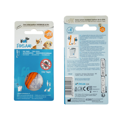 Kit 2 Tire-tiques +2 lingettes