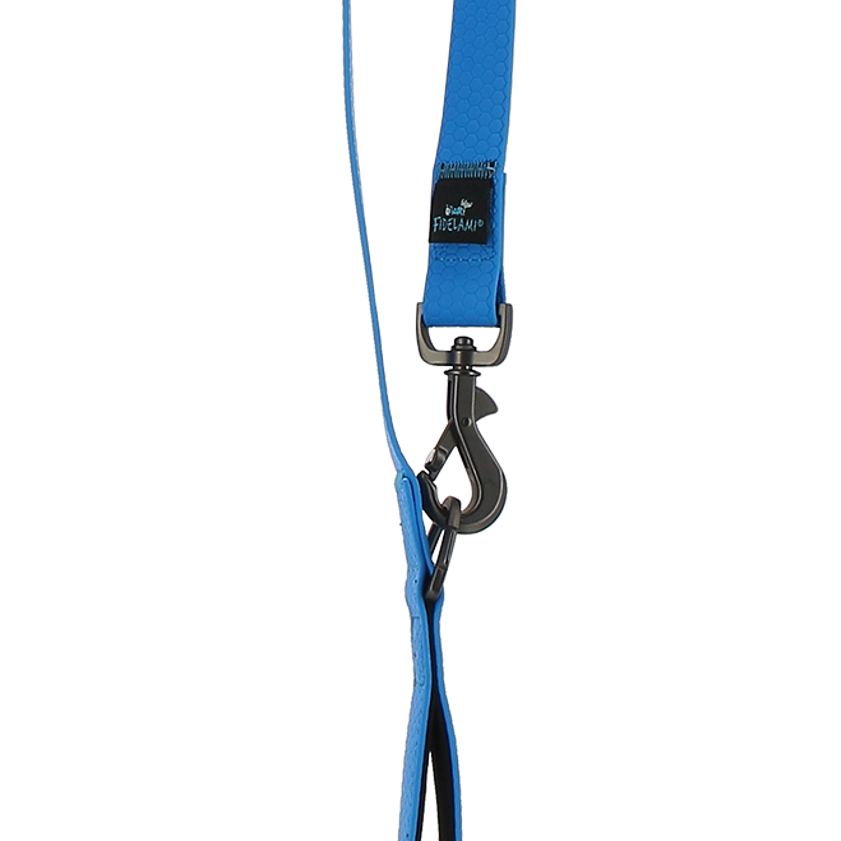 Laisse PREMIUM bleue 1.30 m