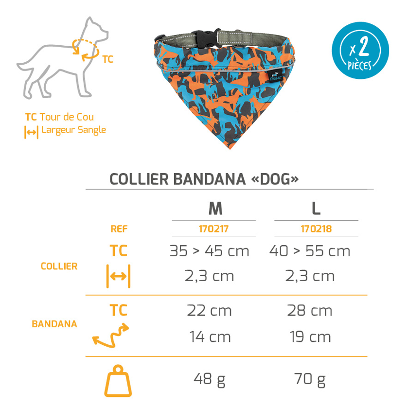 Bandana Dog L