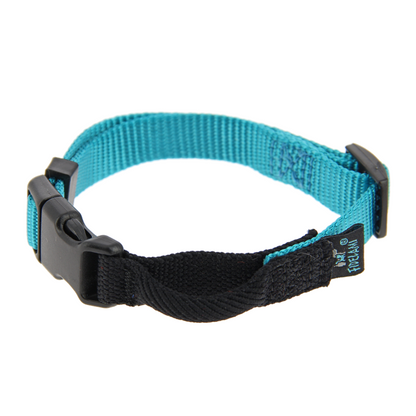 Collier à boucle silencieuse bleu S