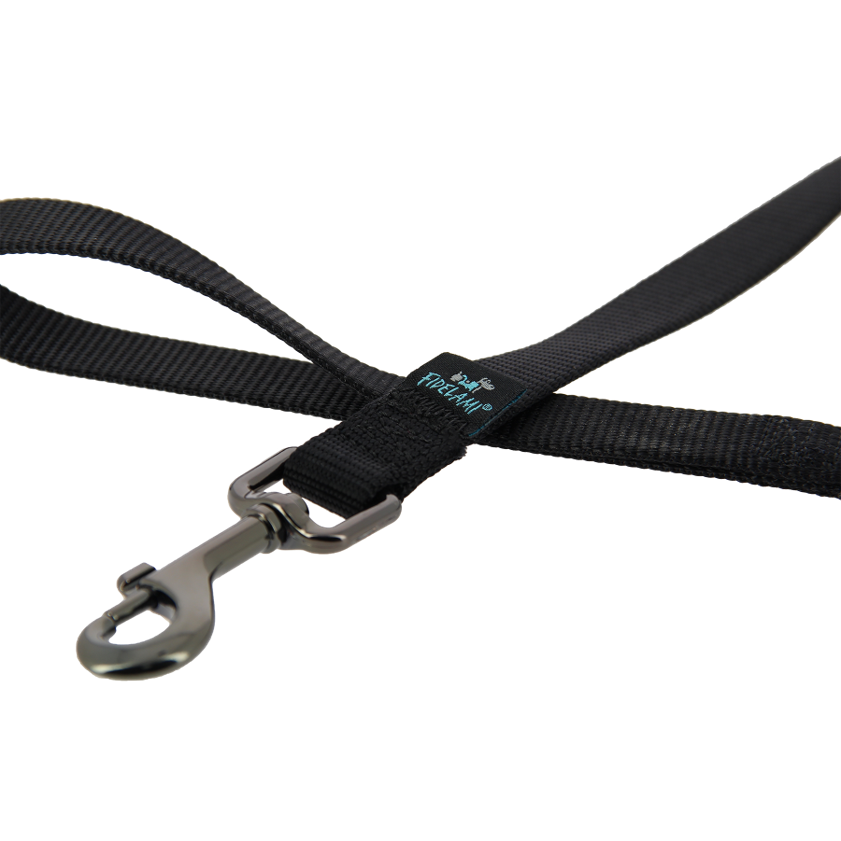 Laisse universelle noire 1,20 m