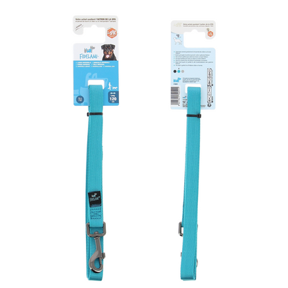 Laisse universelle turquoise 1,20 m