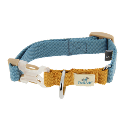 Collier en coton bicolore  M