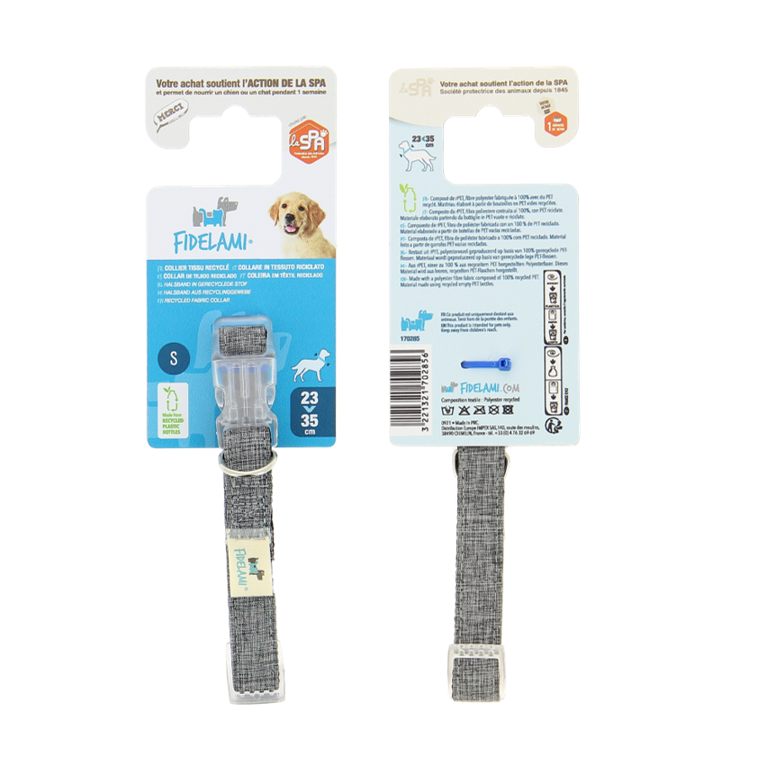 Collier en tissu recyclé S
