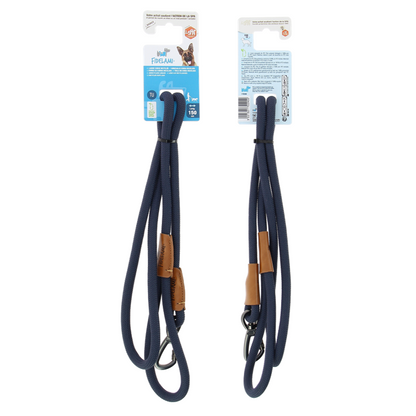 Laisse en corde recyclée bleue, 1,50 m
