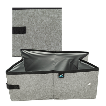Litière de voyage pliable